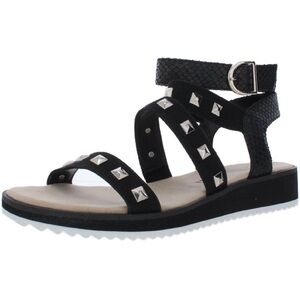 Anne Klein iFlex Marcelina Studded Black Sandals